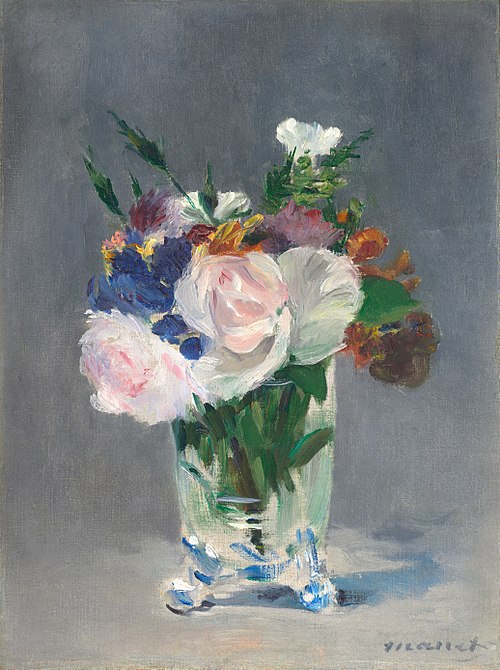 Flowers in a Crystal Vase, 1882, Édouard Manet