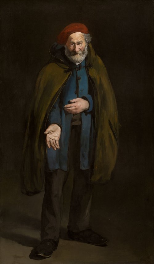 Beggar with a Duffle Coat (Philosopher), 1864, Édouard Manet