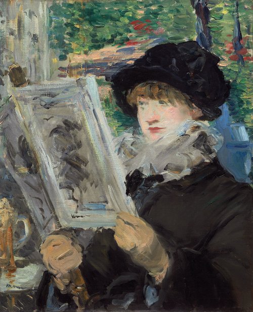 Lecture de l'illustré, 1878, Édouard Manet