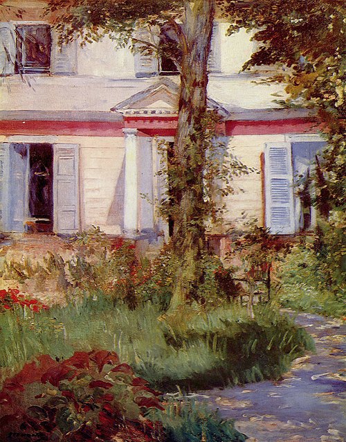 The House at Rueil, 1882, Édouard Manet