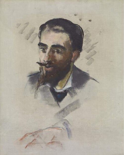 Jeune homme à barbe blonde, 1881, Édouard Manet