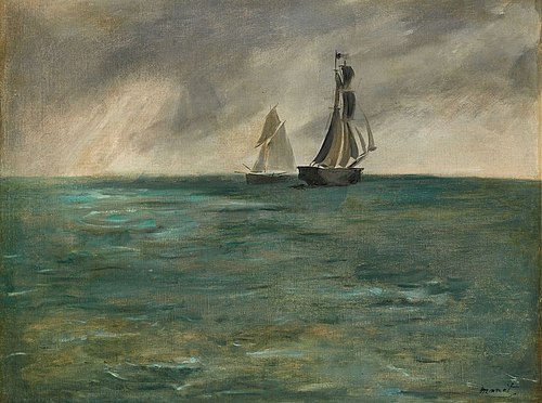 Marine, temps d’orage, 1864, Édouard Manet
