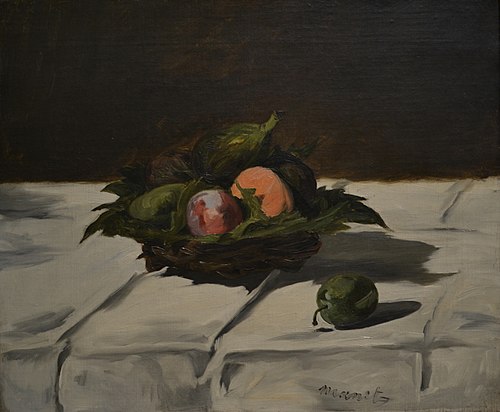 Corbeille de fruits, 1864, Édouard Manet
