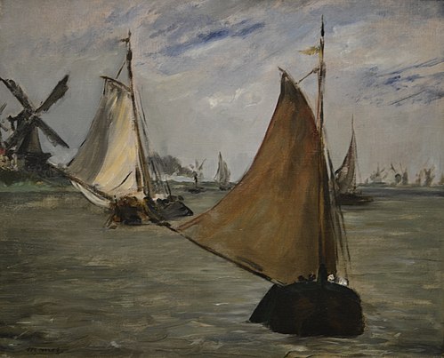 Marine en Hollande, 1872, Édouard Manet