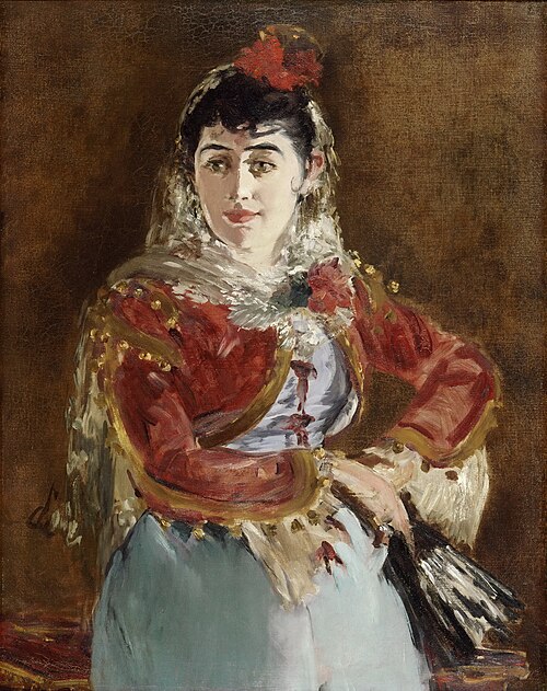 Portrait of Émilie Ambre as Carmen, 1880, Édouard Manet