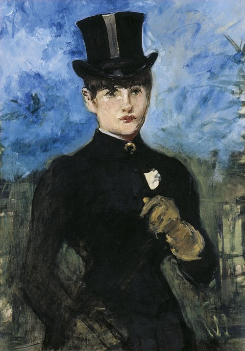 Horsewoman, Fullface, 1882, Édouard Manet