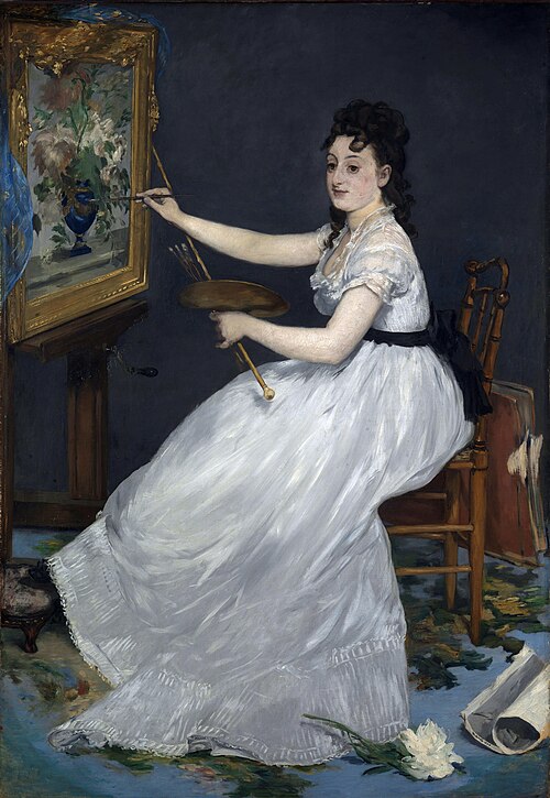 Eva Gonzalès, 1870, Édouard Manet
