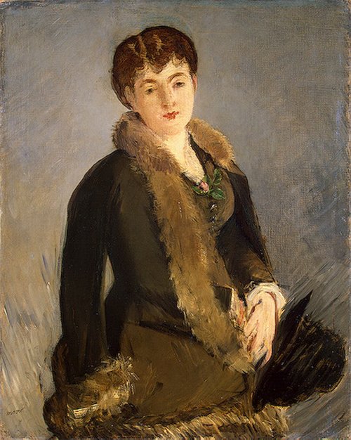 Portrait of Mademoiselle Isabelle Lemonnier, 1879, Édouard Manet