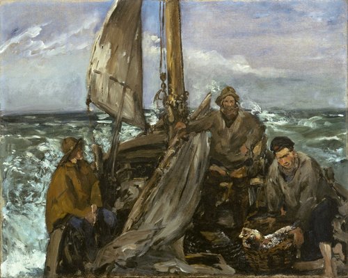 Les travailleurs de la mer, 1847, Édouard Manet