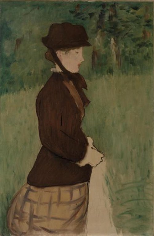 Young Woman in a Garden, 1879, Édouard Manet