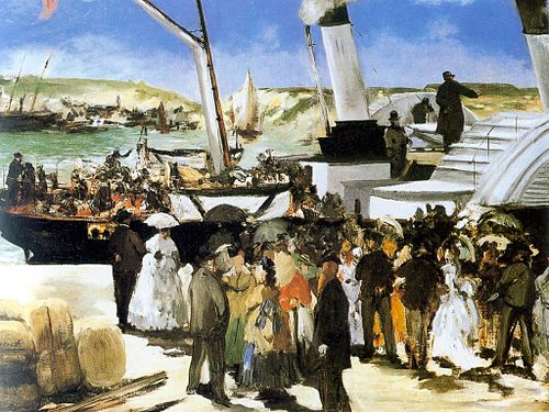 The Folkestone Boat, Boulogne, 1869, Édouard Manet