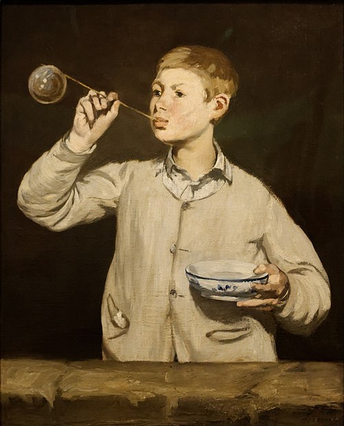 Les Bulles de savon, 1867, Édouard Manet