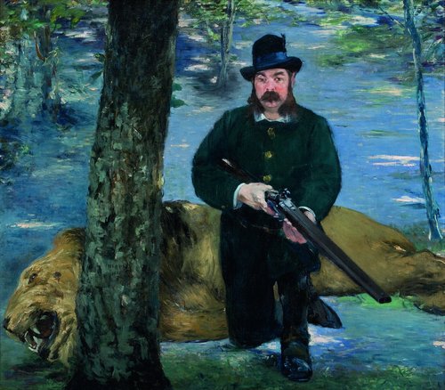 Portrait de M. Pertuiset, le chasseur de lions, 1881, Édouard Manet