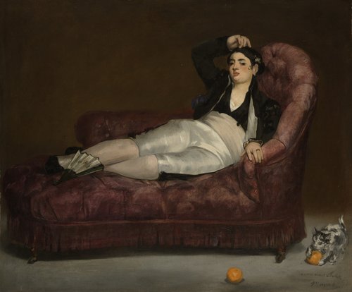 Jeune Femme couchée en costume espagnol, 1862, Édouard Manet
