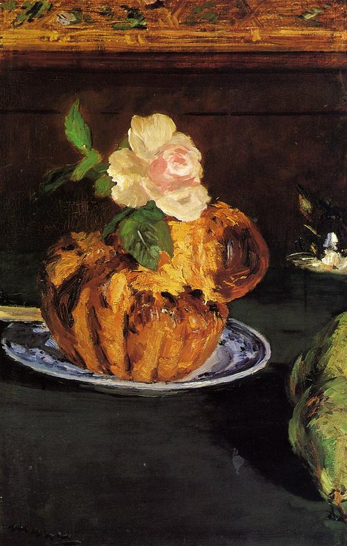 Nature morte, Brioche, 1880, Édouard Manet