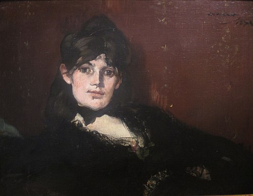 Portrait de Berthe Morisot étendue, 1873, Édouard Manet
