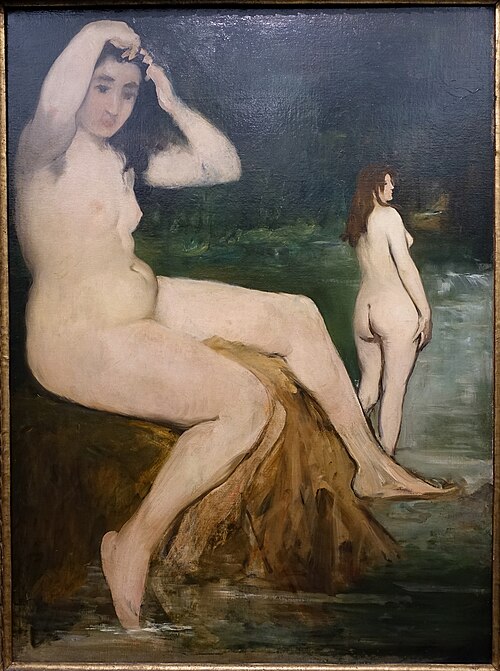 Baigneuses en Seine, 1875, Édouard Manet
