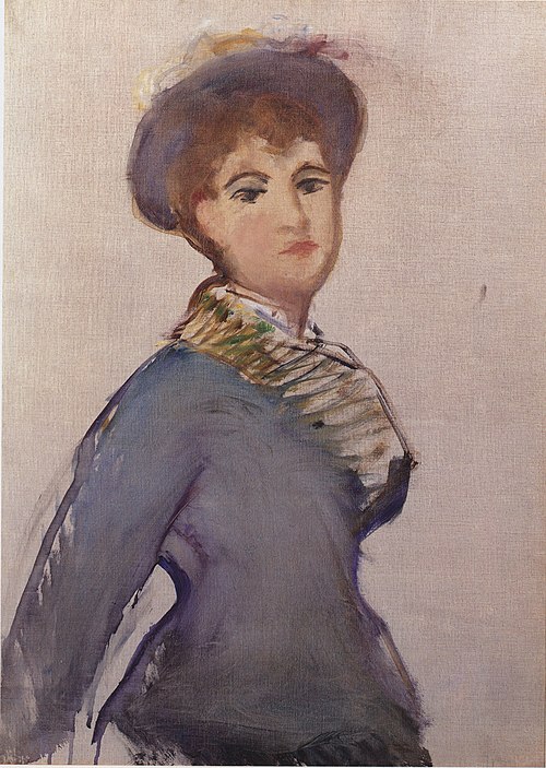 Jeune femme à mi-corps, 1879, Édouard Manet