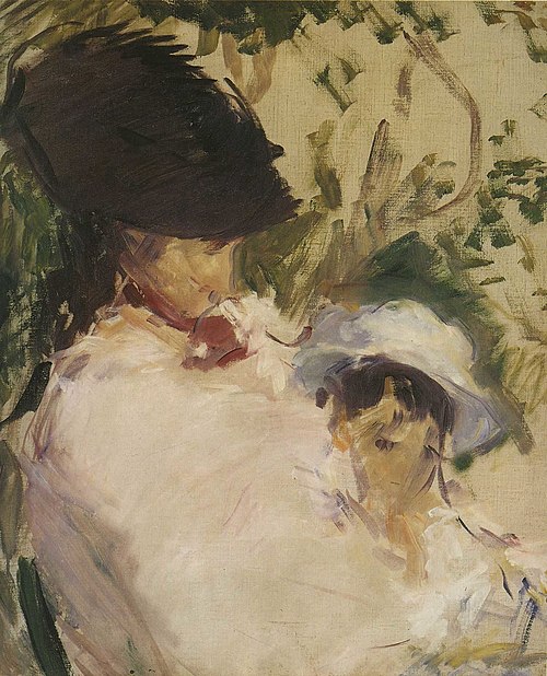 Jeune fille et enfant, 1877, Édouard Manet