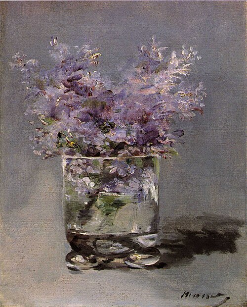 Lilas dans un verre, 1882, Édouard Manet