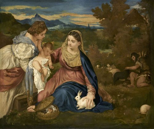 Madonna of the Rabbit, 1850, Édouard Manet