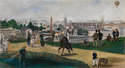 View of the 1867 Exposition Universelle, 1867, Édouard Manet