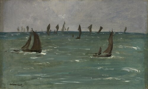 Boats at Berck-sur-Mer, 1873, Édouard Manet