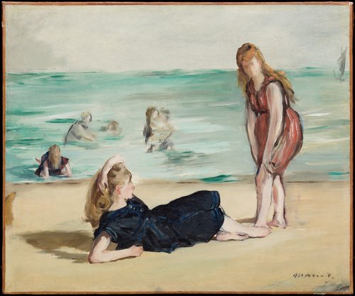 On the Beach, 1868, Édouard Manet