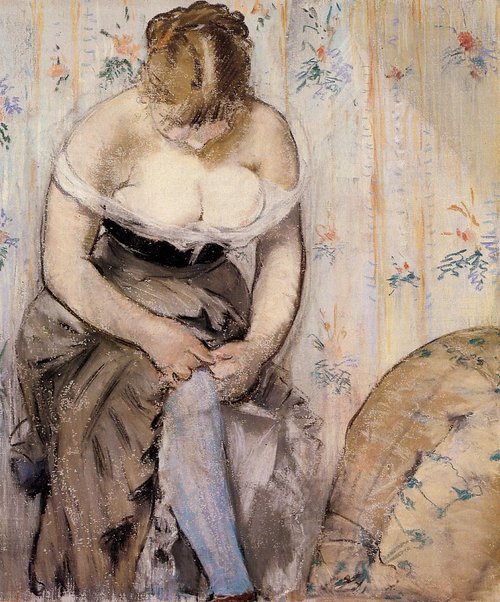 Femme à la Jarretière, 1878, Édouard Manet