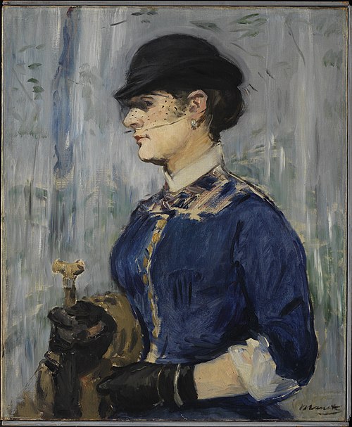 Young Woman in a Round Hat, 1878, Édouard Manet