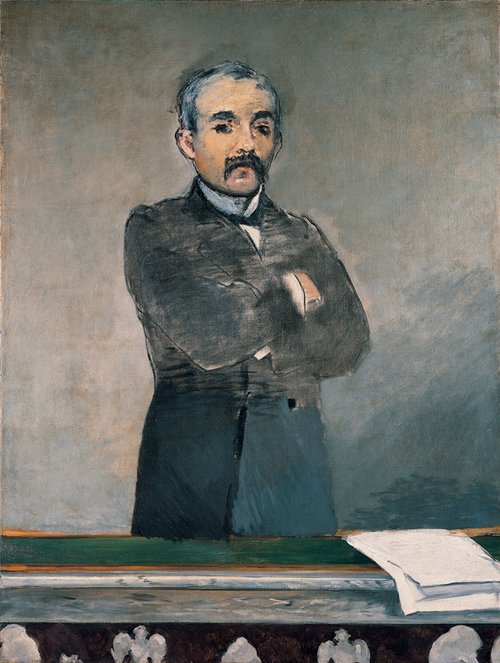 Portrait de Georges Clemenceau, 1879, Édouard Manet