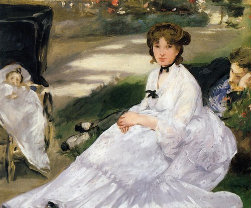 Au Jardin, 1870, Édouard Manet