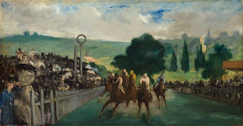 The Races at Longchamp, 1866, Édouard Manet