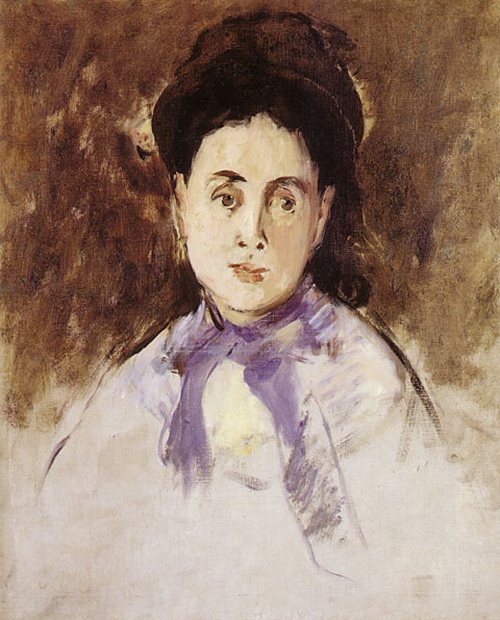 Femme en buste (Mme Bourdin), 1870, Édouard Manet