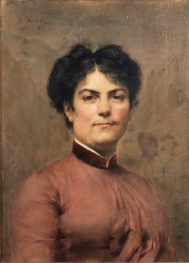 Portrait de Maria Latini à 31 ans, 1884, Alexis Axilette