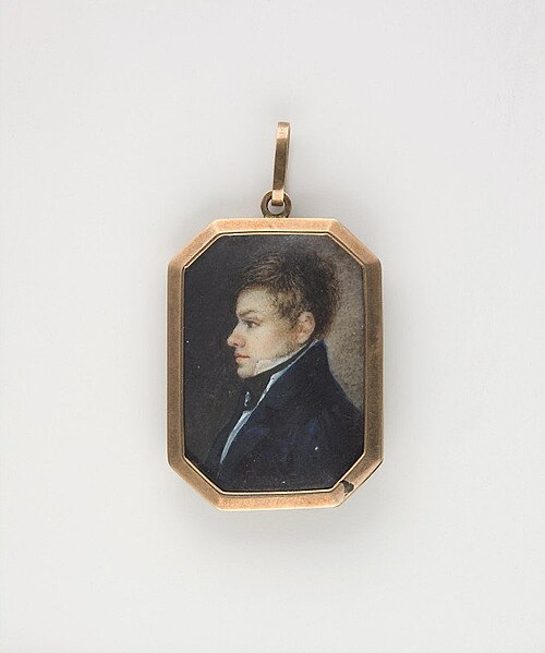 Portret hr. Alberta Lascarisa (?), 1794, Antoni Albertrandi