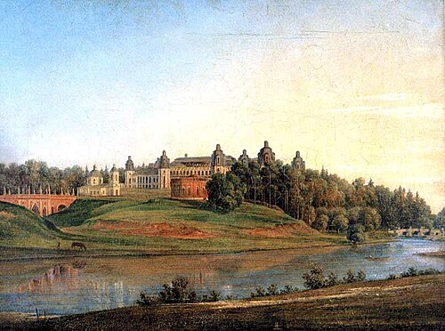 The View Tsaritsyno Manor, 1835, Vladimir Ammont