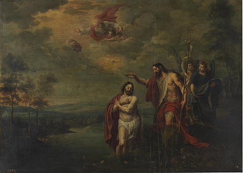 The Baptism of Christ, 1601, Willem van Herp (II)