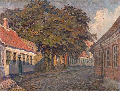 Street view from Ribe, , Hilmar Riberholt