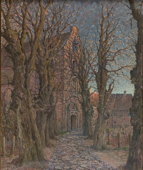 Indgangen til Sct. Catarinæ kirke, 1915, Hilmar Riberholt