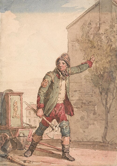 A Fireman, , John Augustus Atkinson
