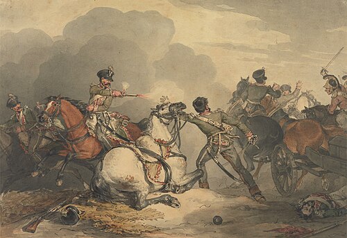 A Battle Scene, , John Augustus Atkinson