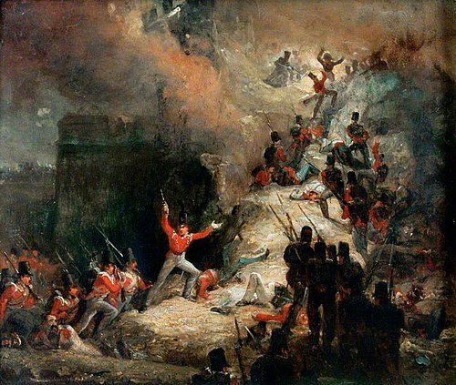 Lieutenant Colonel Macleod at Badajoz, , John Augustus Atkinson