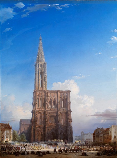 Straßburger Münster, 1850, August von Bayer