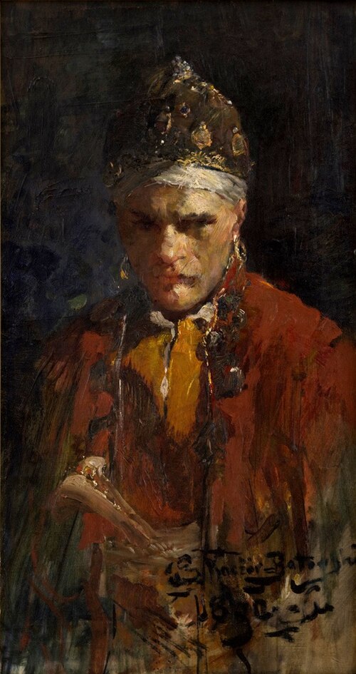 Autoportret - Tatar, 1890, Stanisław Batowski Kaczor