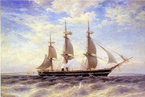 The Steam Frigate "Svetlana", 1878, Aleksandr Karlovich Beggrov