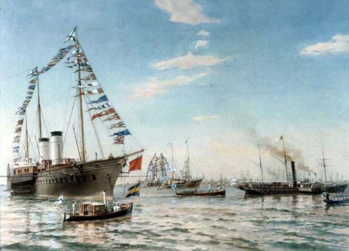 Kaiser Wilhelm I. besucht Kronstadt im Juli 1882., 1888, Aleksandr Karlovich Beggrov