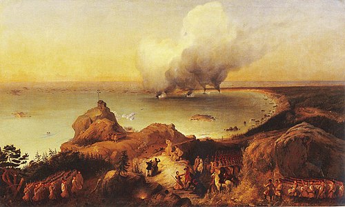 Slaget vid Hangö udd, 1857, Alexander Beydeman