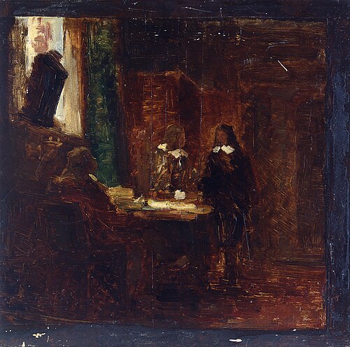 Studie van een historische voorstelling, 1899, Henricus Johannes Melis