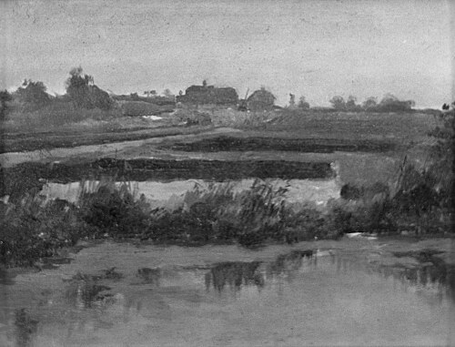 Landschap met een vijver, 1899, Henricus Johannes Melis